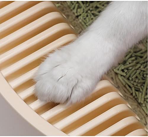 חתול ארגז חול לחיות מחמד חתול פתוח למעלה חתולי ארגז חול עם עלה צורת קישוט נשלף חתול פאן-בארגזי
