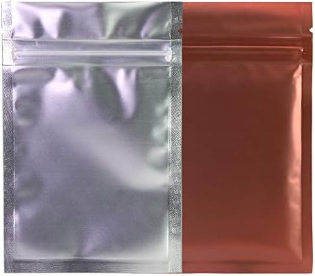 סטודיו 100 אטום חלבית מט צבע מתכתי רדיד מהיר ניתן לאטימה חוזרת שטוח פאוץ שקיות