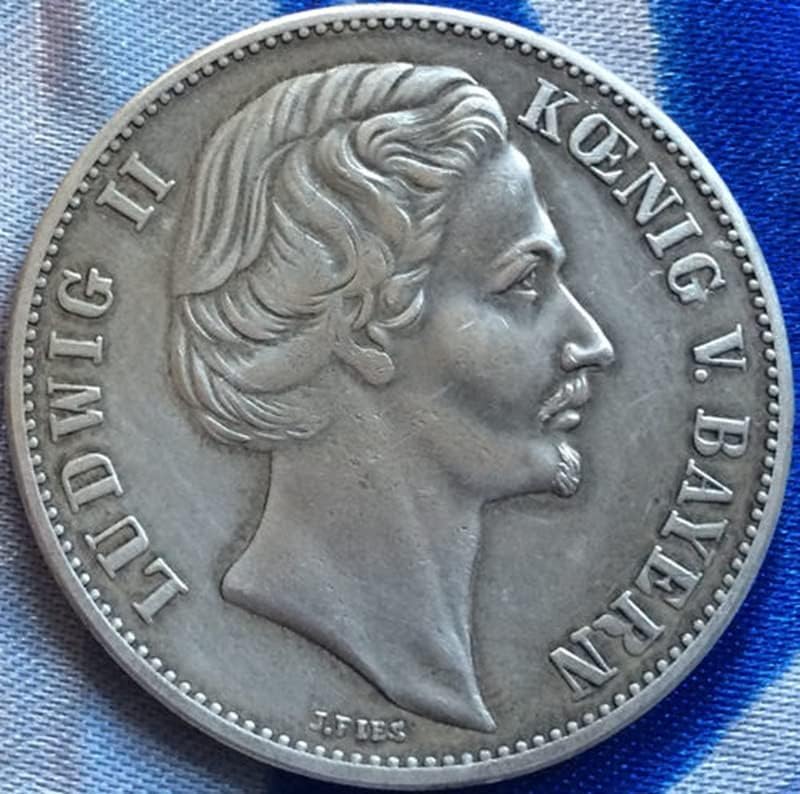 1871 מטבעות גרמניים נחושת מכסף מצופה מטבעות מטבעות מטבעות מלאכה