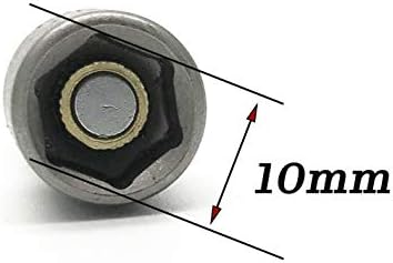 XMHF 10 ממ נהג אגוז סיביות מתאם שקע Hex Shank הרחבת קידוח סיביות bit bit magnetic 10 pcs