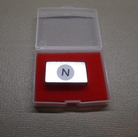 טיפול רפואי מגנטי Neodymium N52 סט מגנט 14K חזק של 2 מגנטים 1.25 x 3/4 x 1/4