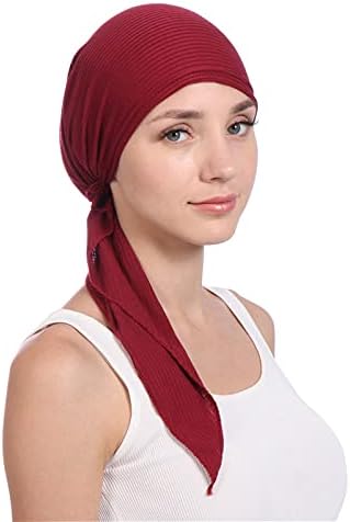 כובע כובע טורבן כובע נשים מוסלמי ראש מוצק. כובעי בייסבול טורבן כובעים