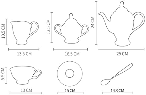 סט דפוס קמליה גנרי סט קפה אנגלית ערכת תה קרמיקה קרמיקה קרמיקה קרמיקה קערת קומקום סוכר
