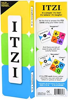 טנזי איצי - המילה המהירה, המהנה והיצירתית התואמת משחק קלפים משפחתי ומסיבתי לגילאי 8 עד 98-2-8 שחקנים