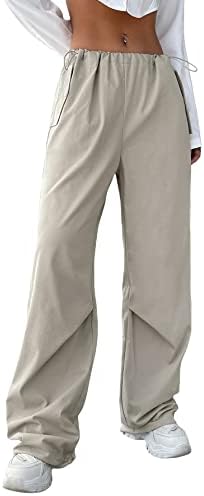 מכנסי מטען רחבים של Gorglitter לנשים מכנסי מטען רחבים