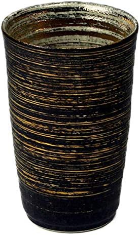 גביע יפן, רב, 3.3 על 5.5 אינץ ' , 10.1 אונקיות, מברשת זהב, כבשן חרס, כלי אריטה תוצרת יפן