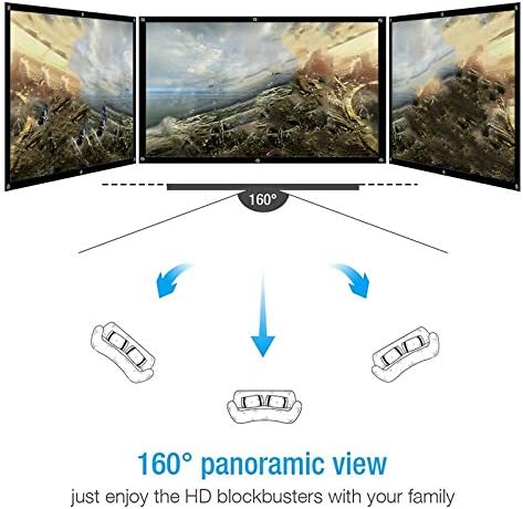 ZYZMH חדש לניתוח חדש 60 אינץ '3D HD מקרן SN 16: 9 סרטי הקרנה נגד קריאות לקולנוע ביתי בחוץ