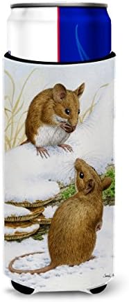 אוצרות קרוליין ASA2027MUK עכברי עץ עץ עכבר עכבר עכבר אולטרה חיבוק לפחיות דקות, יכול שרוול קריר מכונה מכונה