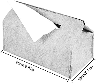 קופסת רקמות של Genigw מגש מחזיק רקמות ביתיות מפית ביתית מכולת קופסת רקמות (צבע: e, גודל