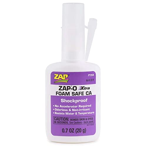 Zap Glue Zap-O xtra קצף בטוח דבק Ca .7 oz paapt25x ca's