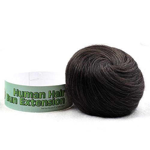 בלה שיער שיער טבעי לחמנייה הארכת סופגנייה פקעת נוכריות עבור שניהם נשים וגברים מיידי עד לעשות מזויף