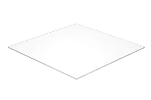 גיליון מרקם של פלקן עיצוב ABS, לבן, 12 x 18 x 1/4