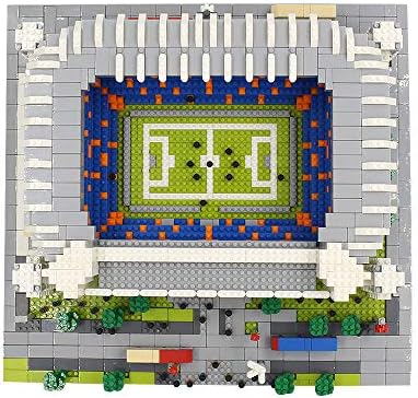 דובוב מיקרו מיני בלוקים ריאל מדריד אצטדיון בניין דגם סט מפורסם אדריכלי צעצועי מתנות עבור ילד ומבוגר