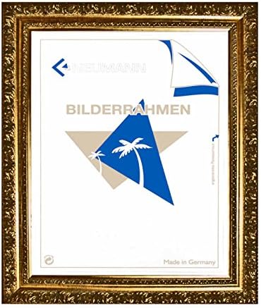 Neumann Bilderrahmen מסגרת הבארוק 10942, אורו זהב מעוטר, סדרה 991, מסגרת חילופי, 20x28 סמ