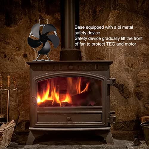 עץ שריפת תנור אח מאוורר, חום מופעל תנור מאוורר לזרום חם עבור בית