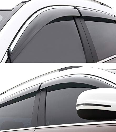 חלון רכב מהירון רכב מגן אוורור אוורור דונם שומר גשם שמש תואם לשנים 2017-2023 Cadillac XT5