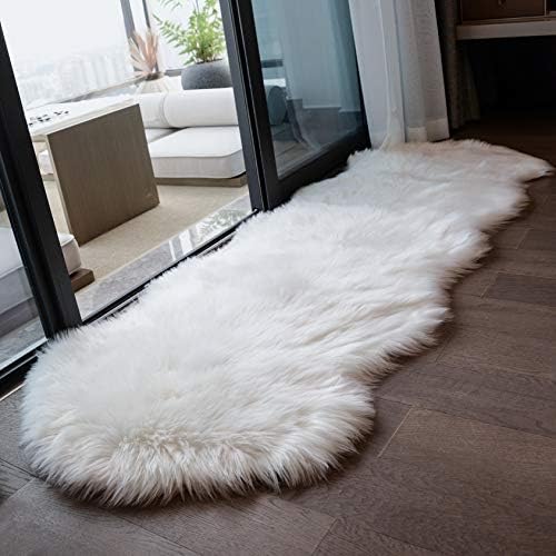 Coumore Ultra פו רך כבשים שטיח פרווה שטיח שטיחים רכים לבנים שטיח כיסא כיסוי שטיח מטושטש לספת רצפת