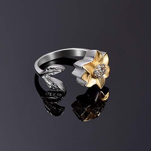 טבעת שריפת פרחי שמש מחזיקה יקיריהם אפר טבעת אפר לאפר לנשים זיכרון מזכרת טבעת טבעת