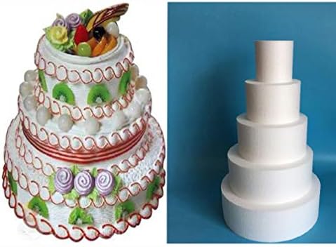 קאבילוק עיצוב בית עיצוב חתונה 3 יחידות עוגת קצף עגול דמה עוגת קלקר עוגת דוגמנות