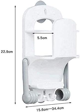נייר טואלט רול מחזיק או פלסטיק לעטוף אחסון מתלה עשוי פלסטיק עם קיר רכוב עבור מטבח אביזרי אמבטיה