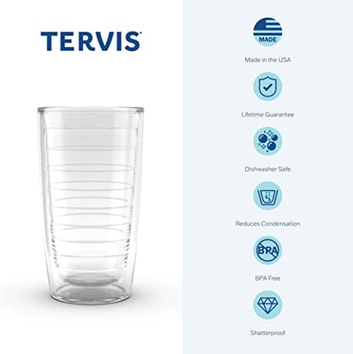 טרביס תוצרת ארצות הברית כוס כוס מבודדת עם קירות כפולים עם שולחן קריסטל שקוף שומרת על משקאות קרים וחמים,