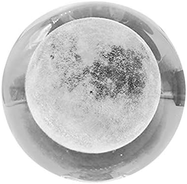 קישוטי משרדים של עמוספון לנשים 3D ירח כדור קריסטל נקה כדור פלנטה כדור חינוכי דגם קוסמי חרוט כדור כדור