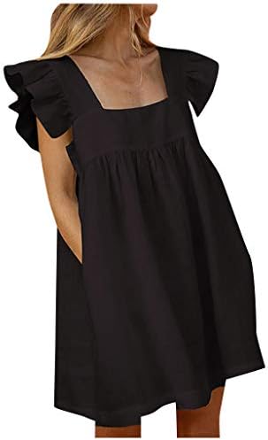 נוקמופו פלוס שמלות קוקטייל בגודל לנשים שמלת קיץ אלגנטית כיס צווארון כיס שמלת מידי שרוול קצר