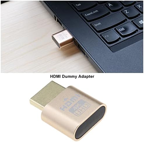 3pcs HDMI תקע רזולוציה גבוהה תצוגה וירטואליזר 4K HDMI וירטואלי תואם עם Windows OSX Linux 4K HDMI דמה
