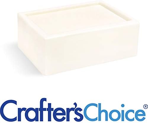 Crafter's Choice 2 £. חוסם חומר ניקוי חומר עיזים בחינם להמיס ולשפוך בסיס סבון, לבן
