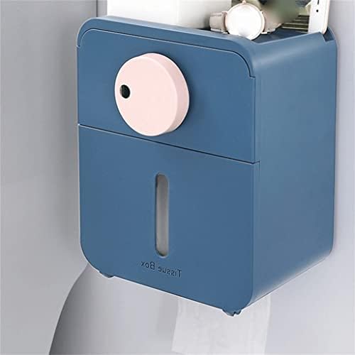LLLY נייד קופסת רקמות קיר רכוב על נייר נייר מתקן נייר למטבח אמבטיה ביתית במלון