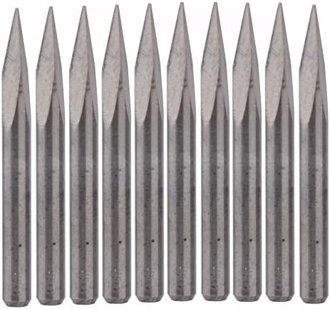 גברים הרים עמידים 10 יחידות 0.4 ממ 20 מעלות טחנת פלדה קרביד CNC טחנות קצה נתב עבור חתיכות חיתוך אקריליות