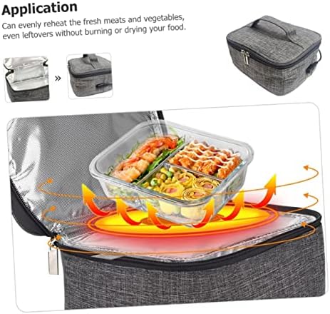 Veemoon USB קופסת ארוחת צהריים בנטו תיק ארוחת צהריים מחמם תנור דוד מחומם קופסת אוכל מזון תיק תיק כף יד