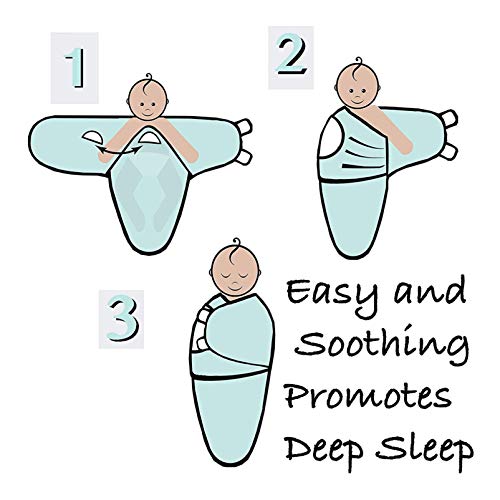 טוינדונה 2 יחידות שמיכה תינוקת כותנה כותנה מקבלת גלישת חוטף מתכווננת שק שות לב לתינוק יילוד לתינוק