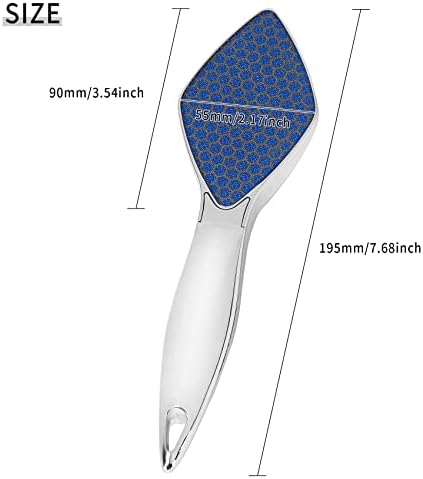 קובץ כף רגל מסיר יבלות לרגליים-מכשיר פדיקור כולל קובץ כף רגל מזכוכית פי 1, פצירה פי 1 לקרצוף רגליים הסרת עור מת