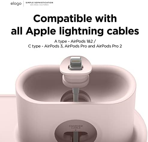 תחנת טעינה של Elago Magsafe - תואמת ל- iPhone 14 & iPhone 13 & iPhone 12, Airpods Pro 2, Airpods