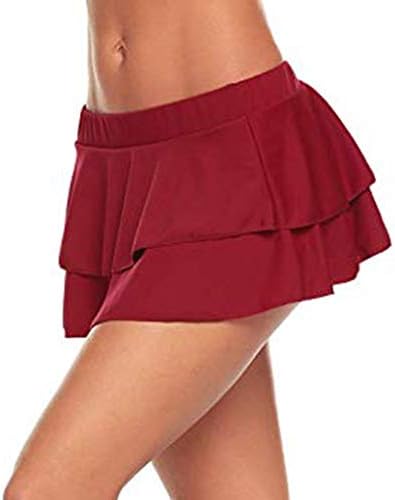 חצאיות זורמת זורמת קפלים עם מכנסיים קצרים נשים מותניים גבוהות גולף סקורטס 2 ב 1 פולקה נקודה מריצה מכנסיים