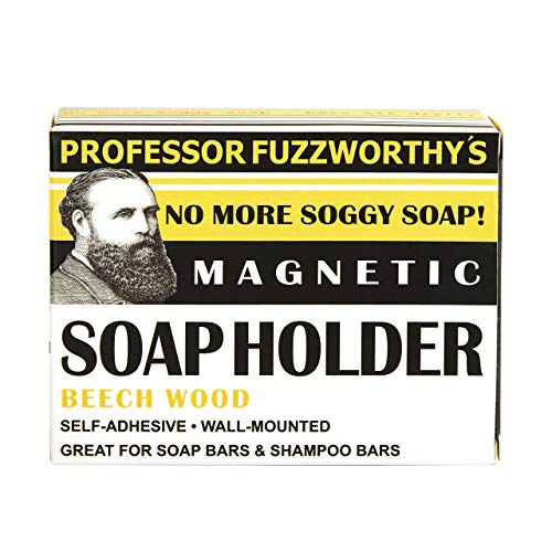 בר שמפו בירה של פרופסור פוזוורתי & מחזיק סבון מגנטי מתנה / ערכת טיפוח לגברים טבעיים עם מרכיבים