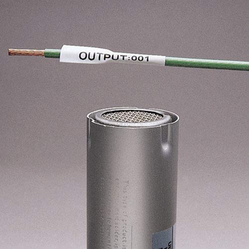 Panduit H100x025H1C P1 קלטת קלטת חום צינורות צינורות, פוליולפין, לבן