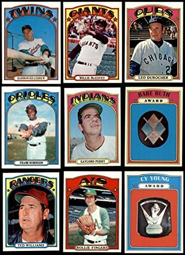 1972 Topps Baseball Set Set NM+