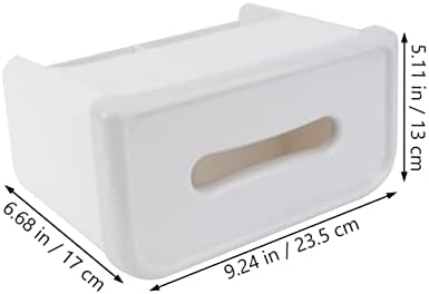 Cabilock 1pc קופסא אחסון קופסה קופסת רקמות פח מארגן מארגן רקמות מחזיק רקמות מחזיק רכב רקמות קופסאות