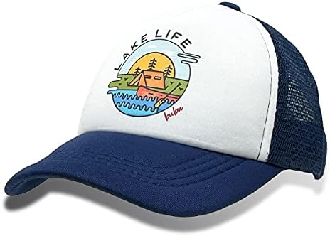 תינוק, פעוטות וילדים כובע משאיות - Lake Life על כובע חיל הים