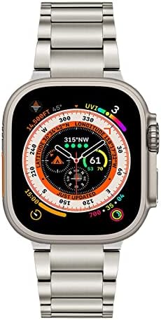 להקת טיטניום Trumirr עבור Apple Watch Ultra 49 ממ, טיטניום מתכת רצועת החלפת שעון מתכת עבור IWatch Apple
