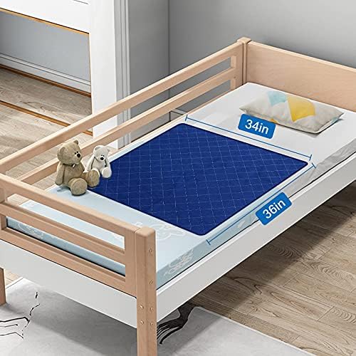 רפידות מיטה לילדים 34'X 36 '', רפידות מיטות שאינן ניתנות לשימוש חוזר לרחיצה, רפידות פיפי סופגות סופגות