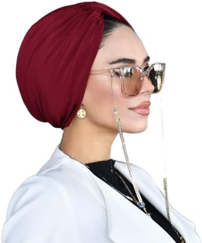 קשר טורבנים-טורבנים לנשים-חיג 'אב לנשים / שיער עוטף-כימותרפיה-סרטן ראש עוטף לנשים / חיג' אב תחתון - מיידי חיג