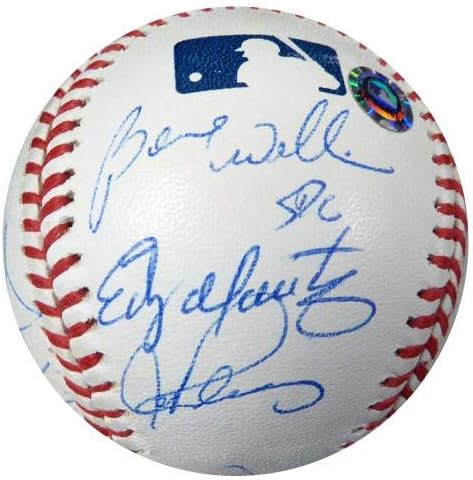 2001 All Stars חתימה מרובה חתימה בייסבול MLB עם 25 חתימות כולל איצ'ירו סוזוקי, קזוחירו סאסאקי,