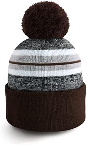 צ ' וק.מכסי רגיל צבע פס בימס לגברים ונשים רך אקריליק לסרוג באזיקים כפת כובע חורף כובע חיצוני