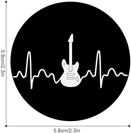 גיטרה חשמלית פעימות לב עגול TNPlate PIN PIN 2.3 אינץ