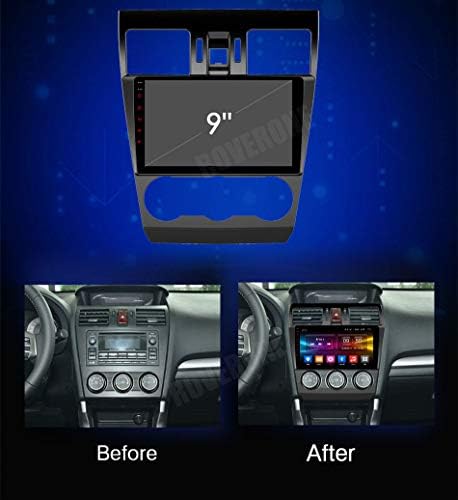 Roverone אנדרואיד רכב סטריאו Bluetooth רדיו מולטימדיה מולטימדיה יחידת GPS GPS עבור Subaru Forester 2013-2018
