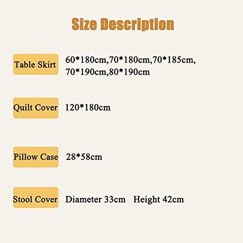 ערכות גיליון שולחן עיסוי ז'ואן, חצאית שולחן עיסוי מיקרופייבר סט 4 חתיכות כיסוי מיטת יופי עיסוי סלון מיטת מיטת