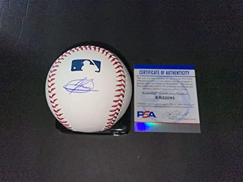 ג'סון דומינגז החתום על בייסבול רשמי של ליגת המייג'ור הרשמית של ניו יורק ינקיס PSA 2 - כדורי חתימה